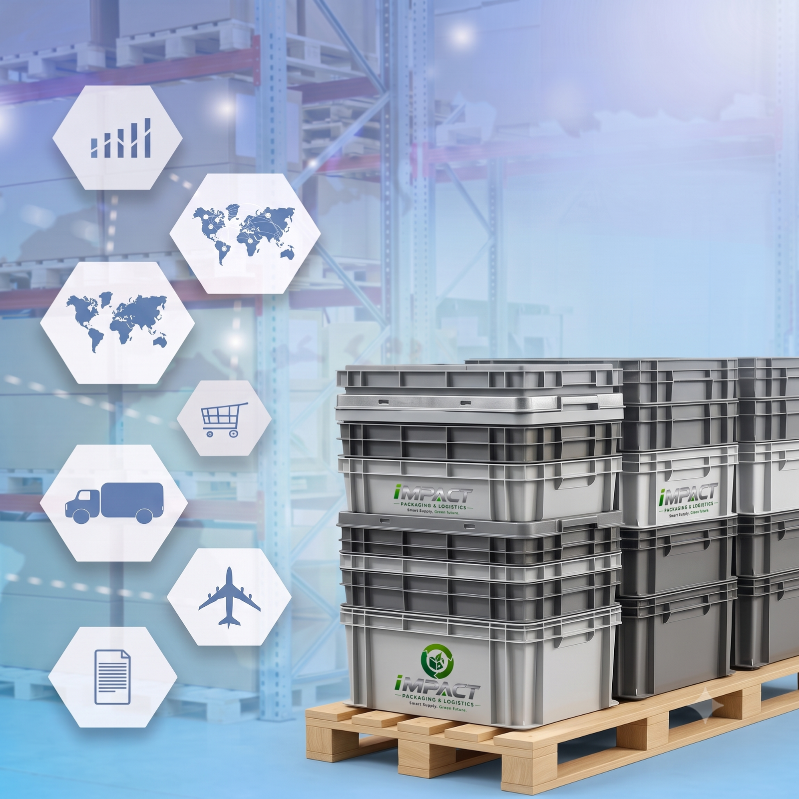Returnable industrial packaging system